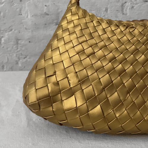 Leather Dragon Diffusion Rosanna Bag in Gold