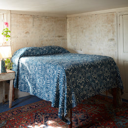 "French Indigo" King Bedcover