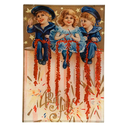 Children on Wall (4th of July)