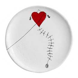 Heart Kite Small Dish