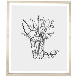 Flowers in Glass Tumbler 5