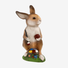 Easter Hare Painting Eggs