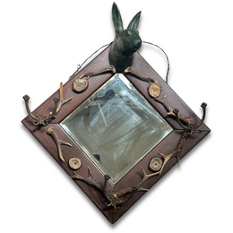 Black Forest Rabbit Mirror