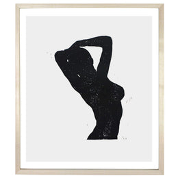 Arms Raised Nude Black