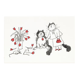 Grace Coddington "Naughty Jimi" Card & Envelope