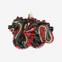 Black Dragon Ornament