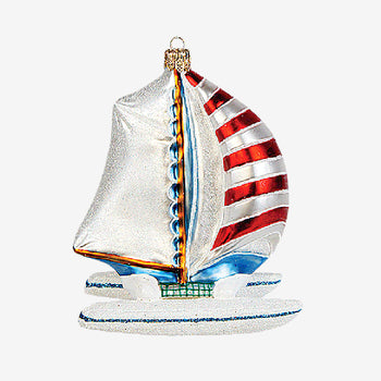 Catamaran Boat Ornament