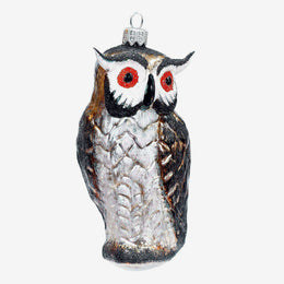 Grey Owl Ornament