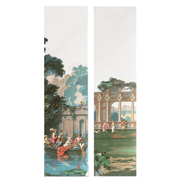 Pair of 19th Century Wallpaper Panels