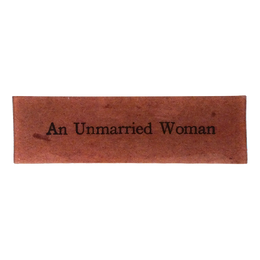 An Unmarried Woman - LAST CHANCE