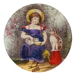 Girl with Cat - FINAL SALE
