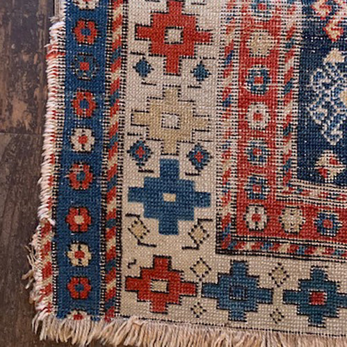 2’10” x 4’1" 19th Century Caucasian Prayer Rug