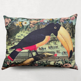 Toucan Floral Sepia