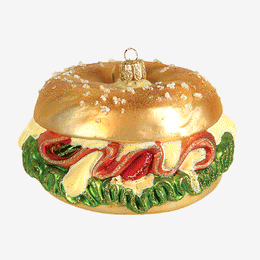 Bagel Breakfast Sandwich Ornament