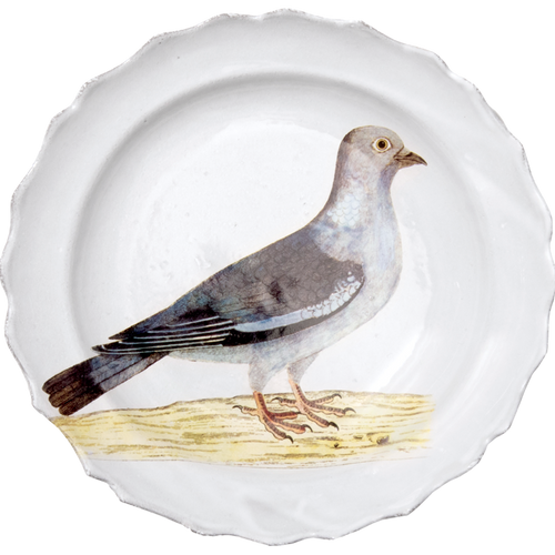 Stock Dove Soup Plate