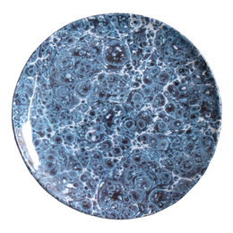 Blue Marble Dessert Plate