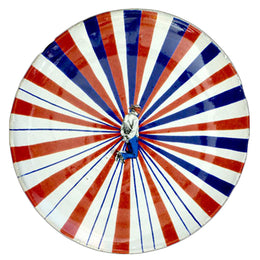 Tricolore Plate with Motif