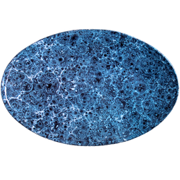 Blue Marble Oval Platter