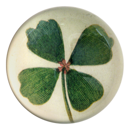 Clover handmade decoupage dome paperweight