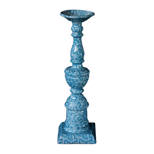 Blue Coral Candlestick