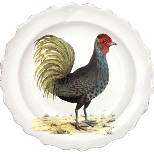 Hamburg Cock Soup Plate