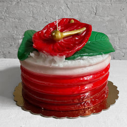 Torta Anthurium Cake Candle