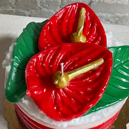 Torta Anthurium Cake Candle