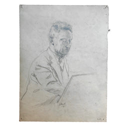 Evert Rabbers Double Sided Portrait Drawing 69