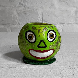 Small Glitter Pumpkin Head