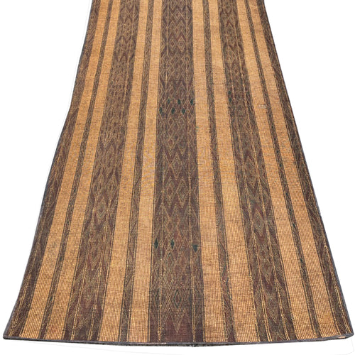 5'9" - 5'11" x 16' Vintage Moroccan Tuareg Mat 82
