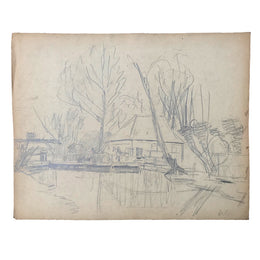 Evert Rabbers Landscape Drawing 33