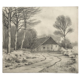 Evert Rabbers Landscape Drawing 44