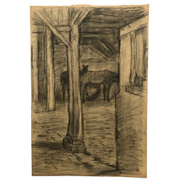 Evert Rabbers Barn Drawing 59