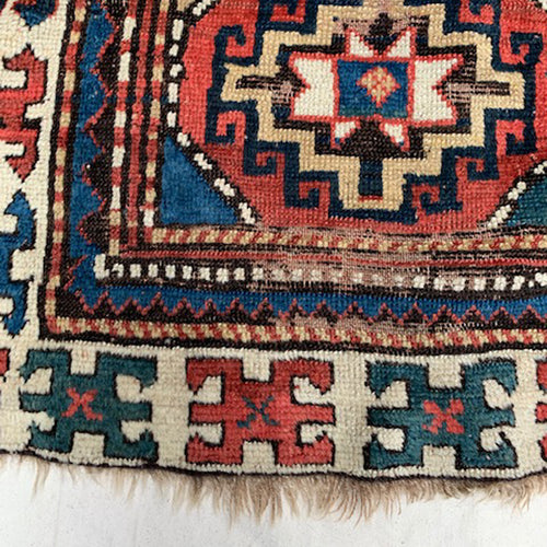 5’4” x 5’10" 19th Century Caucasian Kazak Rug
