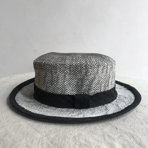 The Aphex Hat in Light Gray & White Ombre