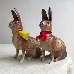 Papier-Mâché Sitting Rabbit