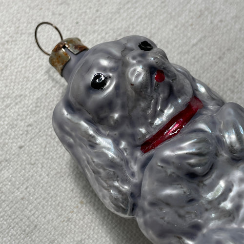 Nostalgic Darling Dog with Red Collar Ornament