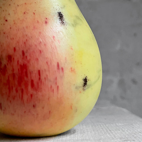 Carrara Marble Yellow & Red Pear