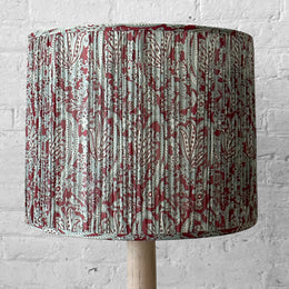 "French Indigo 2" Drum Lampshade