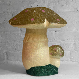 Double Glitter Mushroom in Gold