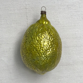 Large Nostalgic Lemon Ornament