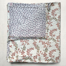 Coral Twig Newly Printed Queen Bedcover