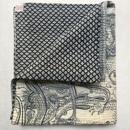 Indigo Swirl Newly Printed Queen Bedcover