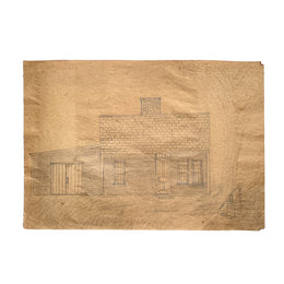 19th Century Naive Architecture Rendering No. 3