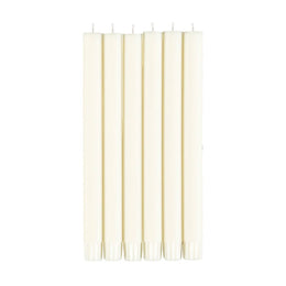 Set of 6 Candles in Pearl White