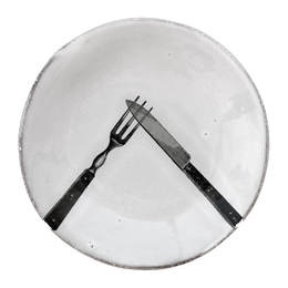 Fork & Knife Plate