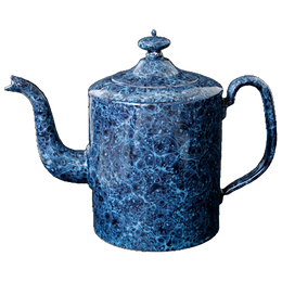 Blue Marble Teapot- Large