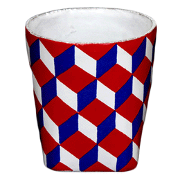 Tricolore Cube Goblet