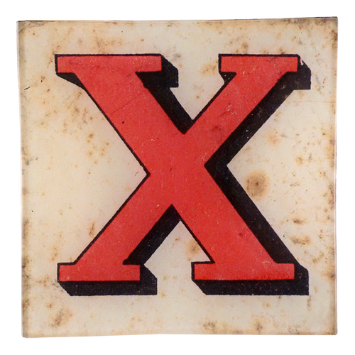 Block Letter X