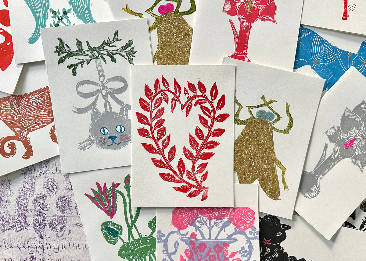 Minnieolga Printed Cards, Notebooks & Bandanas